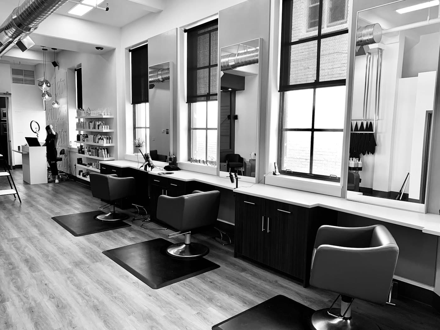 Lumen Hair Co. demo website hero image (fictional brand by ENZORA)